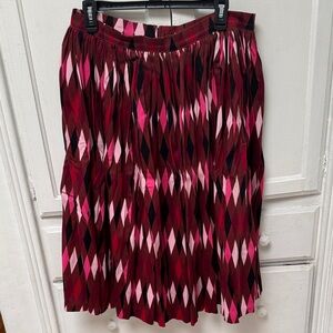 Pinup Couture Harlequin full circle skirt. XL